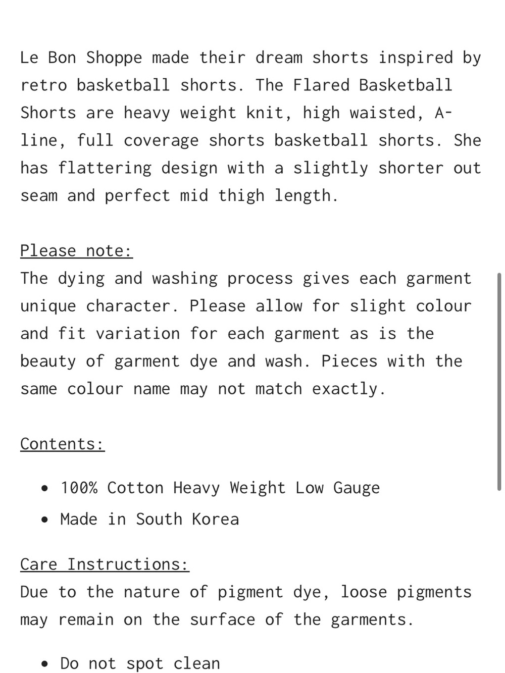 Le Bon Shoppe Flared Basketball Shorts - Picture 7 of 8
